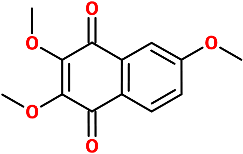MC007661 6-Methoxy-2,3-dimethoxy-1,4-naphthoquinone - 点击图像关闭
